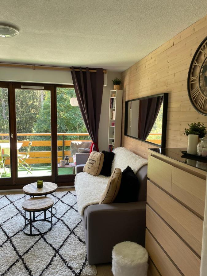 Studio Turquoise Quartier Grattague Vue Montblanc Сен-Жерве-Ле-Бэн Экстерьер фото