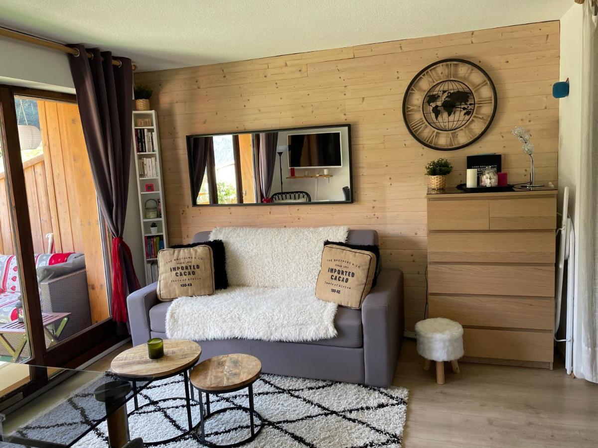 Studio Turquoise Quartier Grattague Vue Montblanc Сен-Жерве-Ле-Бэн Экстерьер фото
